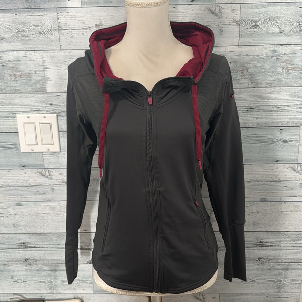 Hylete Full Zip Gray Athletic Jacket - image 2